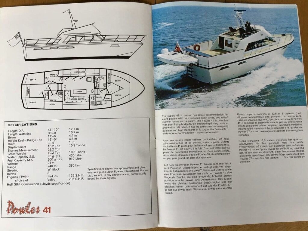 The 1970s - The history of Powles Craft and Powles Express Cruisers, as ...